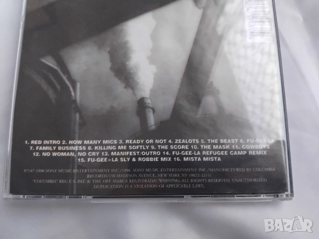 Fugees – The Score - матричен диск музика, снимка 2 - CD дискове - 52950278