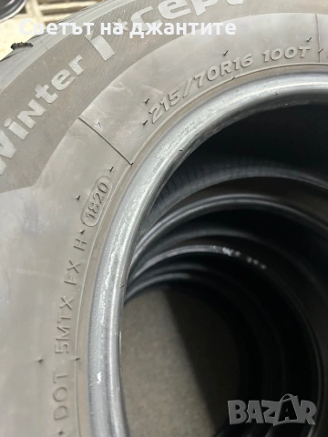 Гуми Зимни 215/70/16 Hankook 4 броя, снимка 7 - Гуми и джанти - 53302351