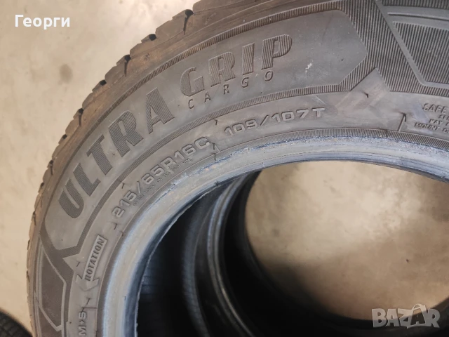 2бр.зимни гуми 215/65/16C Goodyear, снимка 4 - Гуми и джанти - 50836744