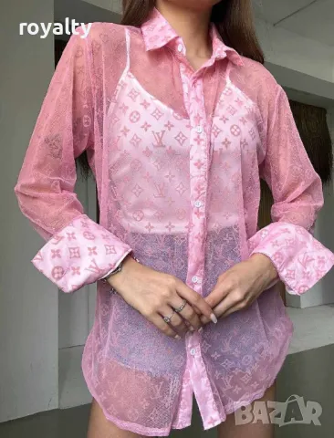 Louis Vuitton дамска риза с потник Различни цветове , снимка 2 - Ризи - 49200814