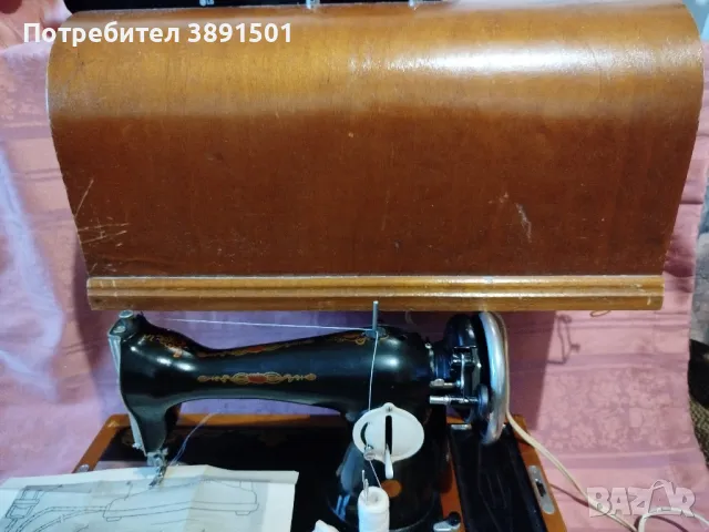 шевна машина Юнион, електрическа., снимка 5 - Шевни машини - 47600057