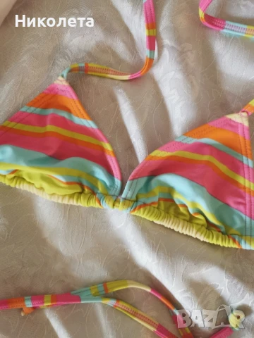 Горнище на бански в свежи цветове, снимка 2 - Бански костюми - 50687766