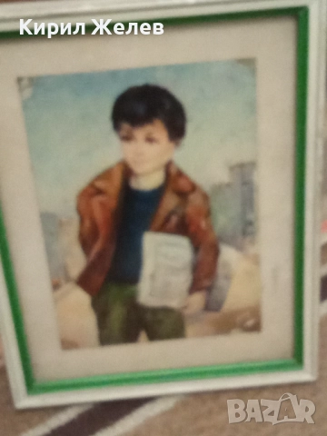 Стара картина в рамка 46883, снимка 9 - Картини - 52506797