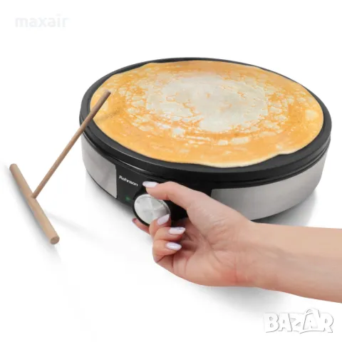 Уред за палачинки Rohnson R-2202*Гаранция 2 години, снимка 6 - Гофретници - 47813230