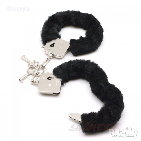 1369 Белезници с пух за любовни игри или парти, снимка 5 - Други - 27931481