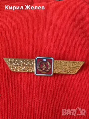 ГДР Стар РЯДЪК КОЛЕКЦИОНЕРСКИ ЕМАЙЛИРАН БРОНЗОВ НАГРЪДЕН ЗНАК Трета СТЕПЕН 42305, снимка 13 - Антикварни и старинни предмети - 46485913