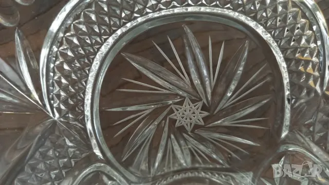 Кошница бонбониера от шлифован кристал, снимка 6 - Декорация за дома - 49728497
