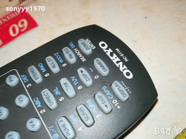 ONKYO RC-511M AUDIO REMOTE-ВНОС SWISS 2010251922, снимка 7 - Ресийвъри, усилватели, смесителни пултове - 52121801