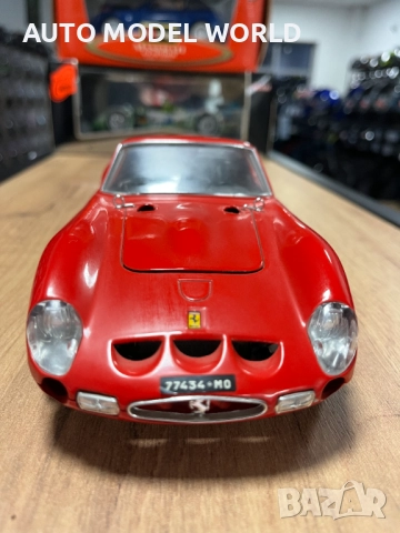 BBURAGO метална колекционерска количка модел FERARRI 250 GTO 1962г., снимка 5 - Колекции - 52795302