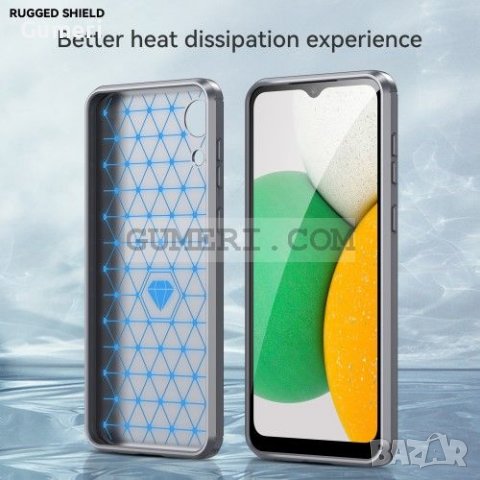Samsung Galaxy A03 Core Противоударен Силиконов Гръб - Карбон, снимка 14 - Калъфи, кейсове - 36852902