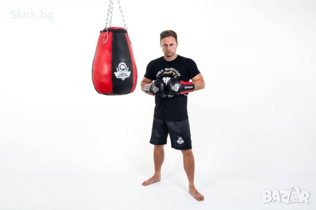 Боксов комплект: 30 кг. ударна круша + стойка за таван + верижен метър + ръкавици, снимка 7 - Бокс - 40770575