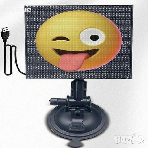 Интелигентен LED екран 32×32 за заден прозорец на автомобил – Модел Pixel RGB с Bluetooth управление, снимка 11 - Друга електроника - 53122483