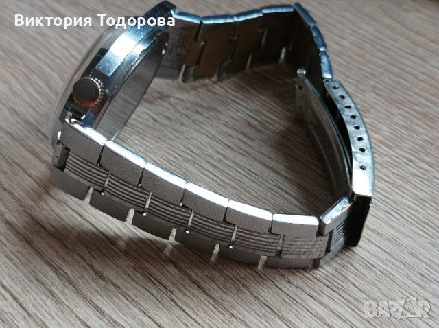 Рядък часовник Ракета СССР коронка на 5 часа, снимка 11 - Антикварни и старинни предмети - 44014677