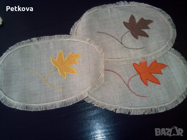 Плетени и бродирани покривки, снимка 9 - Декорация за дома - 13430852