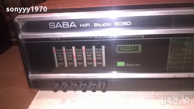 saba hifi studio 8060k stereo receiver-внос германия, снимка 6 - Ресийвъри, усилватели, смесителни пултове - 28006303