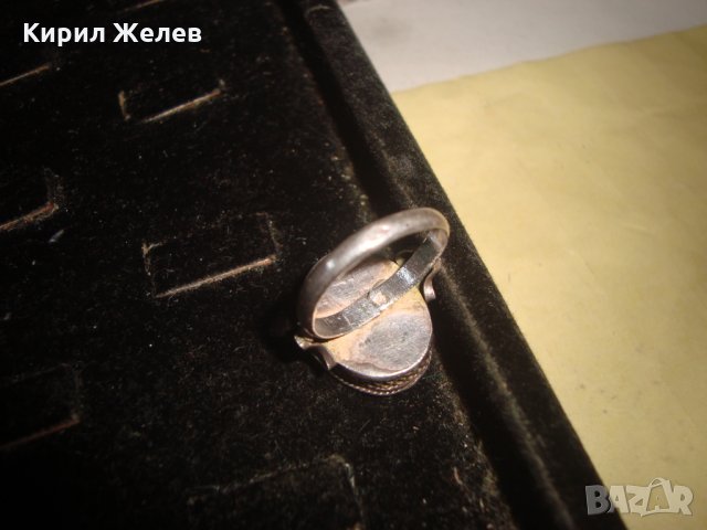 СРЕБЪРЕН ФИЛИГРАНЕН ПРЪСТЕН СТАРИННА АЖУРНА РЪЧНА ИЗРАБОТКА СРЕБРО с ГРАНУЛАЦИЯ БИЖУ УНИКАТ 22724, снимка 11 - Антикварни и старинни предмети - 33133389