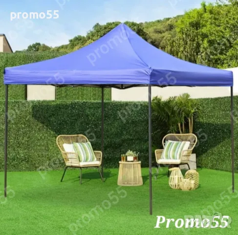 3х3м Сгъваема шатра 18кг. с непромокаемо покривало