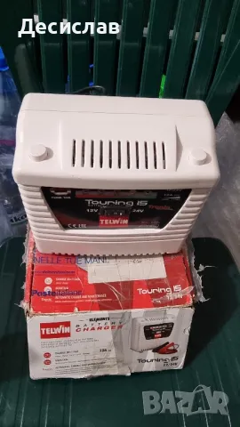 Зарядно за акумулатор Telwin12/24v, снимка 4 - Оригинални зарядни - 48337880