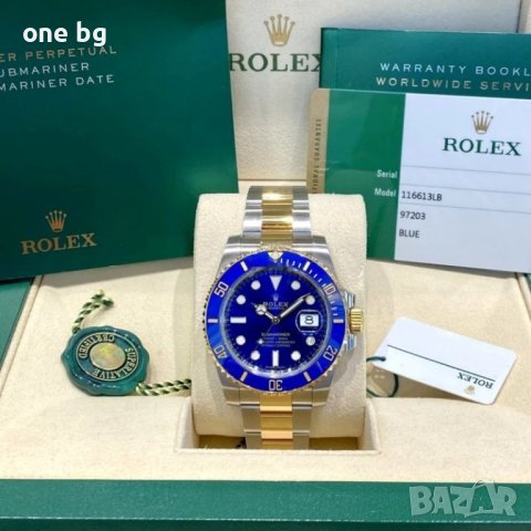 Rolex Submariner Two tone Blue Ocean, снимка 2 - Мъжки - 40519430