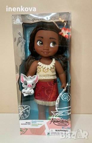 Оригинална голяма кукла Смелата Ваяна (Моана) Дисни Стор Disney Store, снимка 12 - Кукли - 40332175