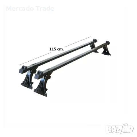 Напречни греди за кола Mercado Trade, Багажник RB100, 115см, До 90кг