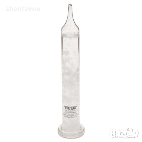 Метеорологичен стъклен цилиндър Storm Glass, снимка 3 - Декорация за дома - 52919004