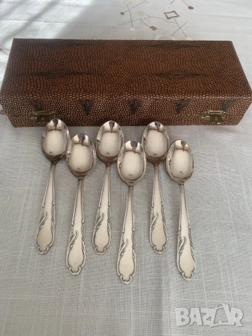 Комплект посребрени лъжички за кафе Solingen* Сребърно покритие 100 , снимка 12 - Прибори за хранене, готвене и сервиране - 48028121