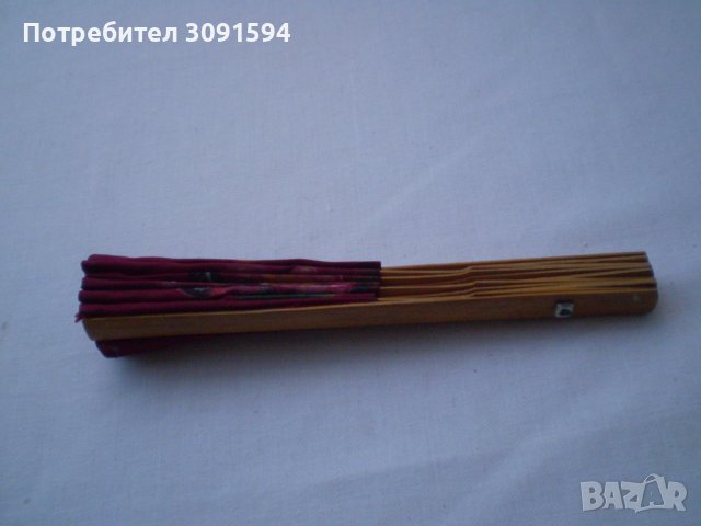 1930 Арт Деко ръчно рисувано ветрило , снимка 8 - Антикварни и старинни предмети - 36585644