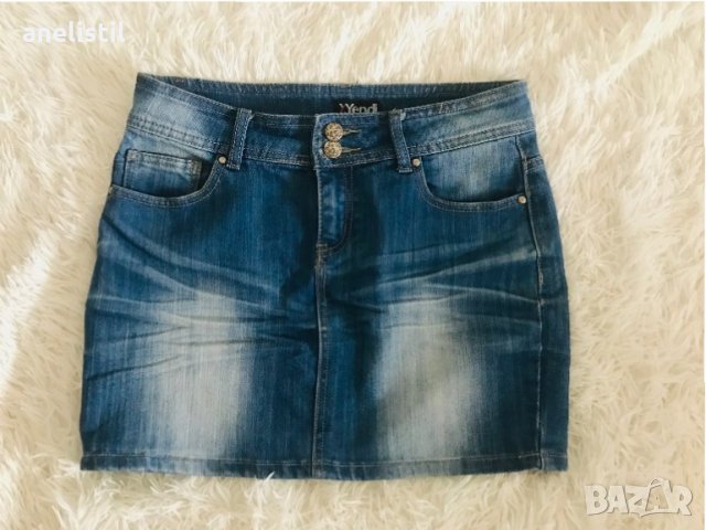 Дънкови поли, снимка 5 - Поли - 28955396