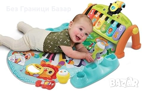 Нова VTech мултифункционална гимнастика с пиано и сензорна игра за бебе, снимка 4 - Образователни игри - 51678180