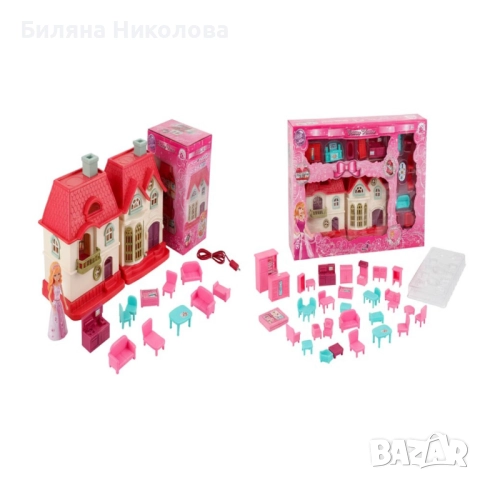 Къщичка за кукли Funny House, снимка 2 - Кукли - 52404018
