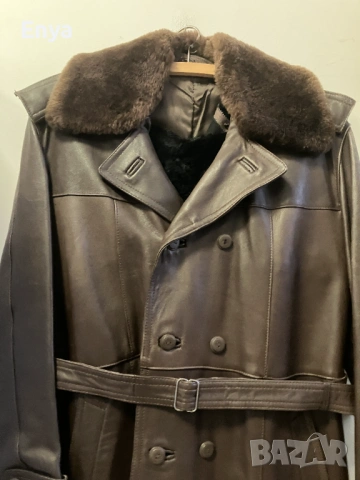 Кожена шуба от естествена кожа, снимка 3 - Палта - 53210951