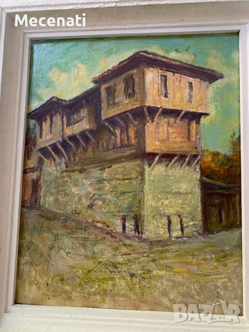 Ганчо Чолаков (1922-1999) Маслени бои - пейзаж, снимка 2 - Картини - 53112380