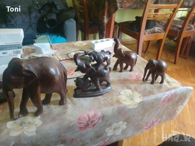 Handmade made in india Ramnath ръчно изработени слончета дървени  по договаряне 