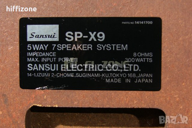 ТОНКОЛОНИ  Sansui sp-x9 , снимка 8 - Тонколони - 33525025