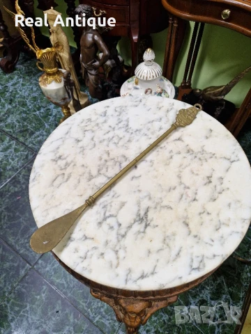 Чудесна антикварна английска бронзова обувалка 