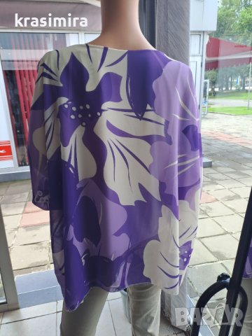 Нова блузка в лилаво , снимка 7 - Туники - 40820443