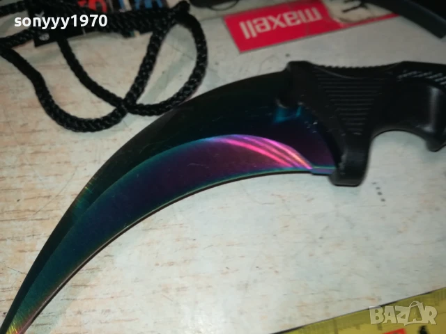 НОЖ-ИЗВИТ С КАНИЯ И ВРЪВ 1807251008, снимка 11 - Ножове - 51059702