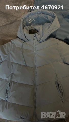 дамско синьо яке, ново състояние