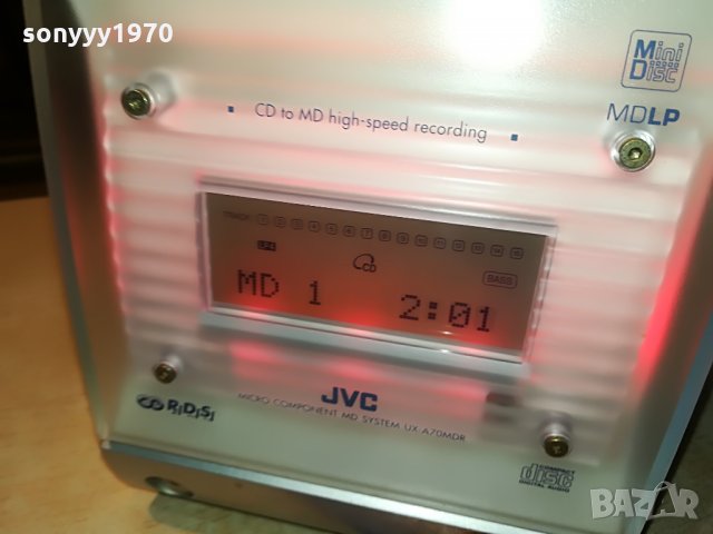 jvc color face-minidisc receiver germany 1307212047, снимка 6 - Ресийвъри, усилватели, смесителни пултове - 33511160