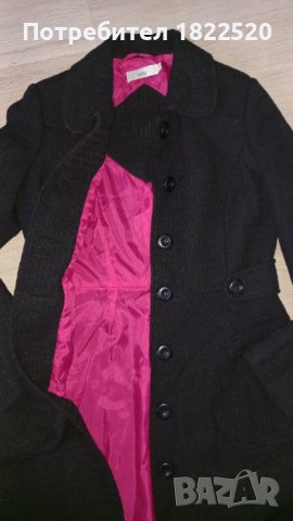 Черно елегантно палто, снимка 3 - Палта, манта - 43058553