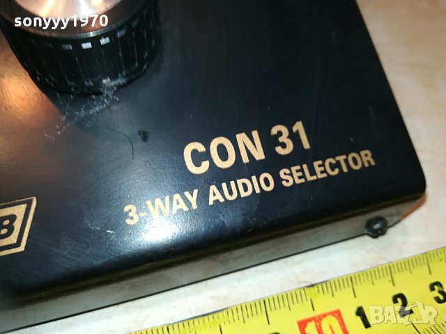soundlab con 31-3way audio selector-внос germany 1005212031, снимка 5 - Ресийвъри, усилватели, смесителни пултове - 32829906