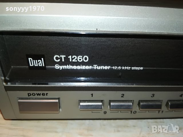 dual ct1260 stereo tuner-made in germany 1907211753, снимка 11 - Ресийвъри, усилватели, смесителни пултове - 33567426