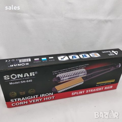 Преса за изправяне на коса SONAR SN-840