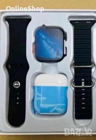 Комплект Smart часовник + TWS слушалки W26 Pro Max ULTRA 8, снимка 2 - Мъжки - 43427779