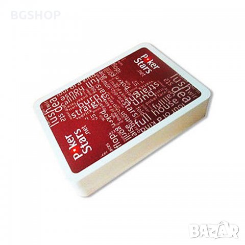 Карти за игра Pokerstars - Червени, снимка 4 - Карти за игра - 26470995