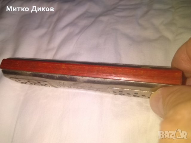 Хармоника Соната Полша 28октави от соца работеща, снимка 4 - Колекции - 33533537