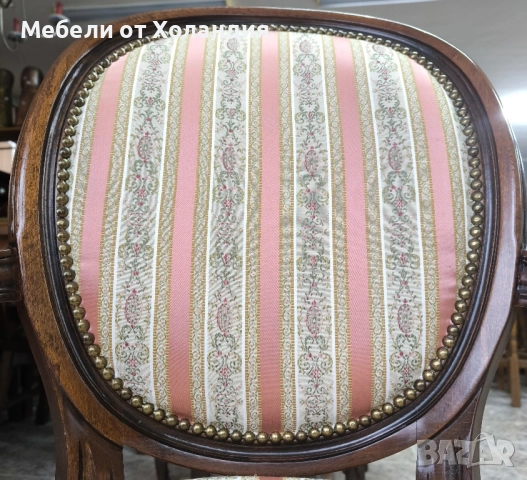 Кресло Луи XVI "медальон", снимка 8 - Дивани и мека мебел - 52377792
