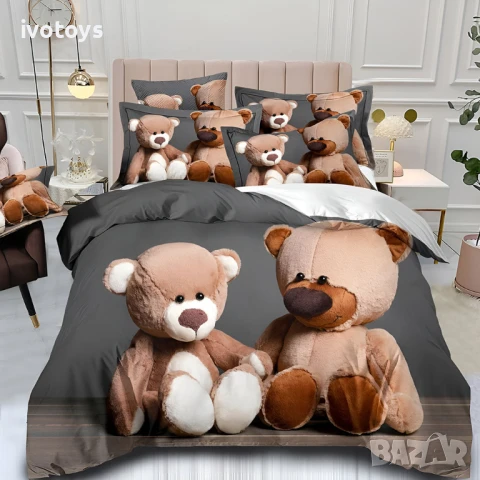 Двулицево спално бельо, 6 части (Реално Изображение) - Модел WS18073, снимка 1