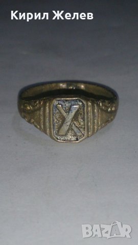 Стар пръстен уникат сачан орнаментиран - 66721